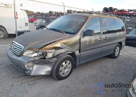 2003 Kia Sedona Ex/Lx from USA, damaged, VIN KNDUP131136459109